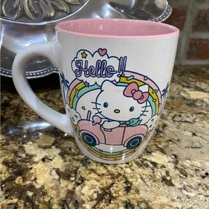 Hello Kitty HELLO Ceramic Mug - 25oz. Brand new - colorful design LAST ONE